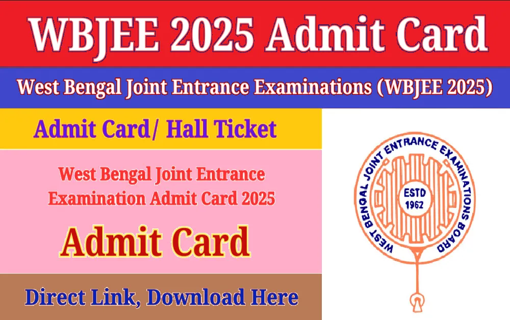 WBJEE Admit Card